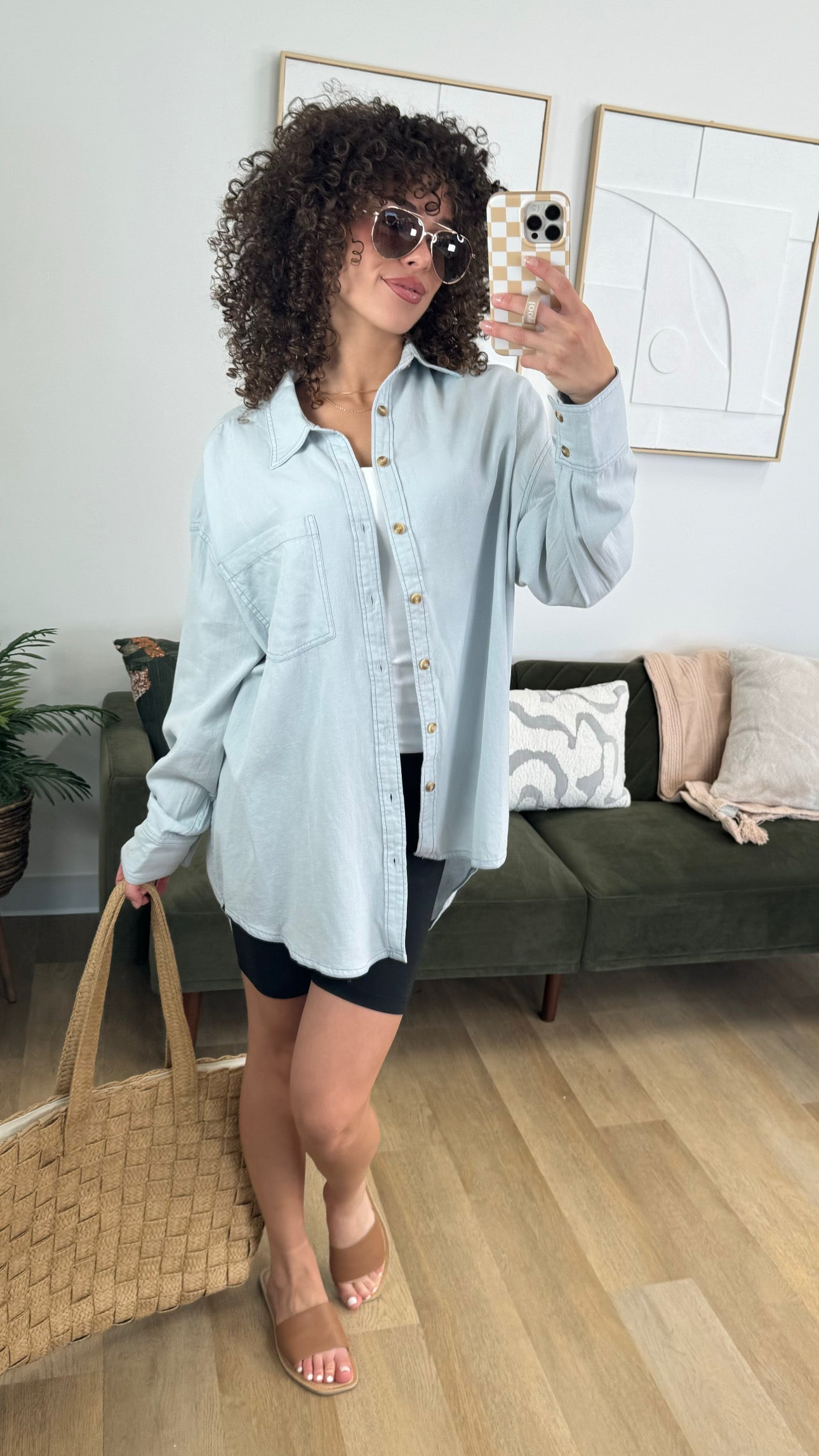 Clark Button Down Apparel & Accessories Holley Girl
