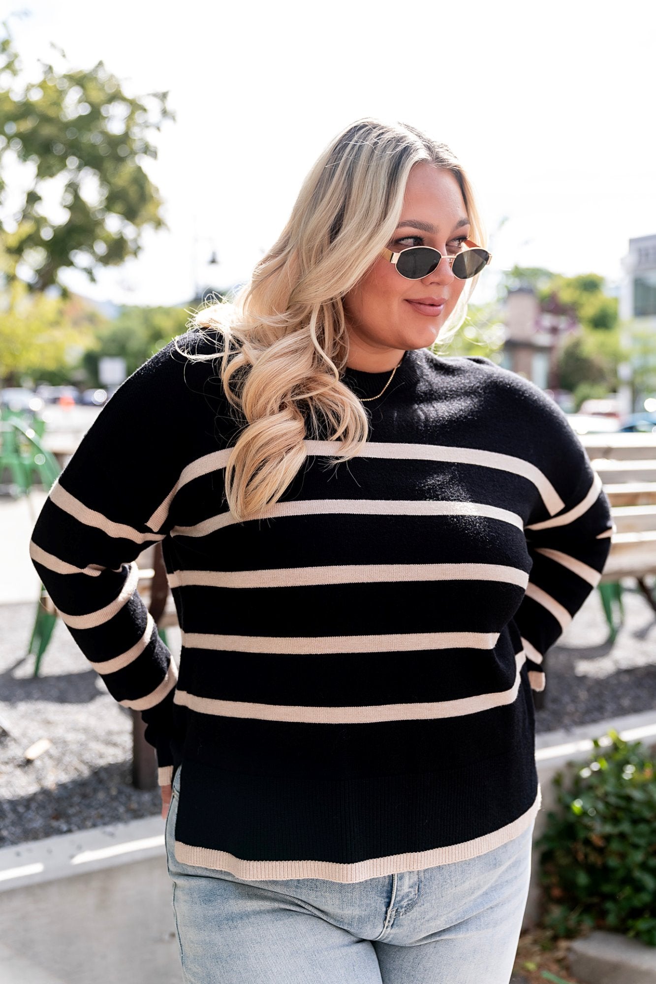 Cameron Sweater in Black Clothing Holley Girl