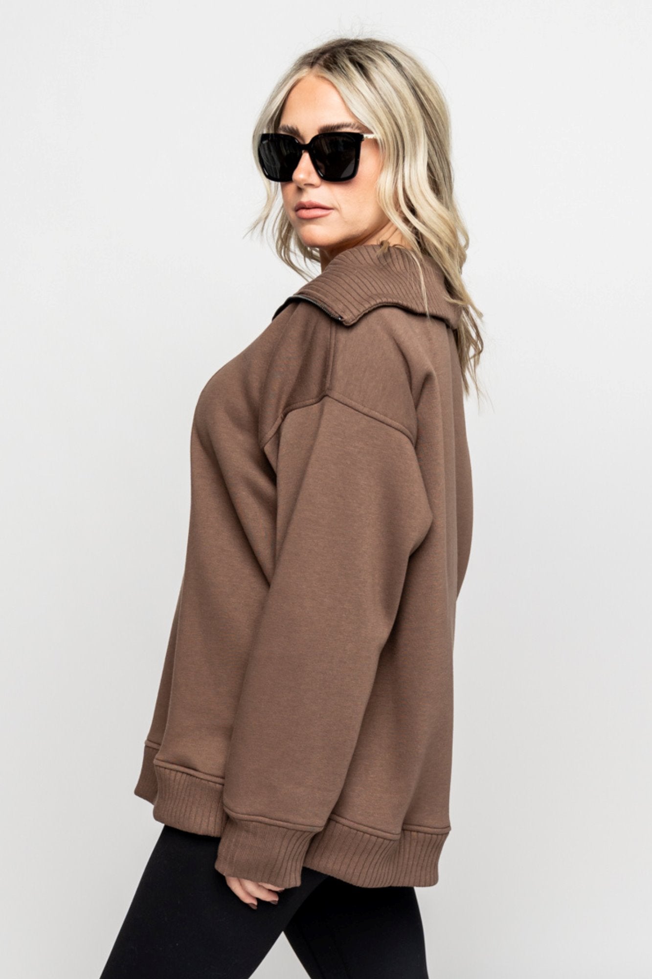Trev Pullover in Cocoa Holley Girl