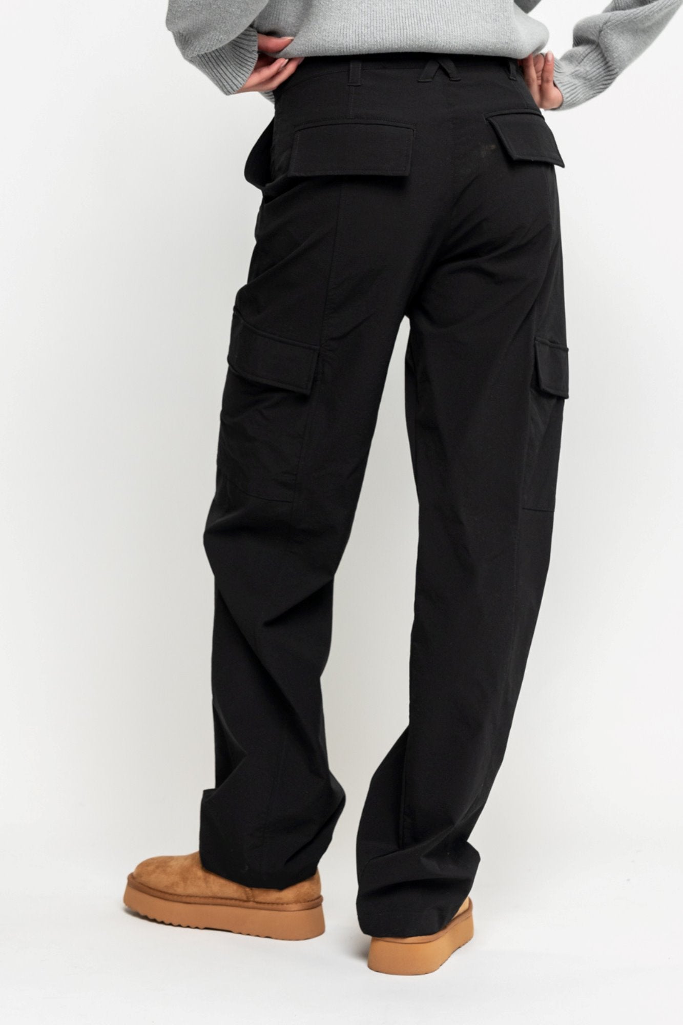 Hamilton Cargo Pants in Black Holley Girl