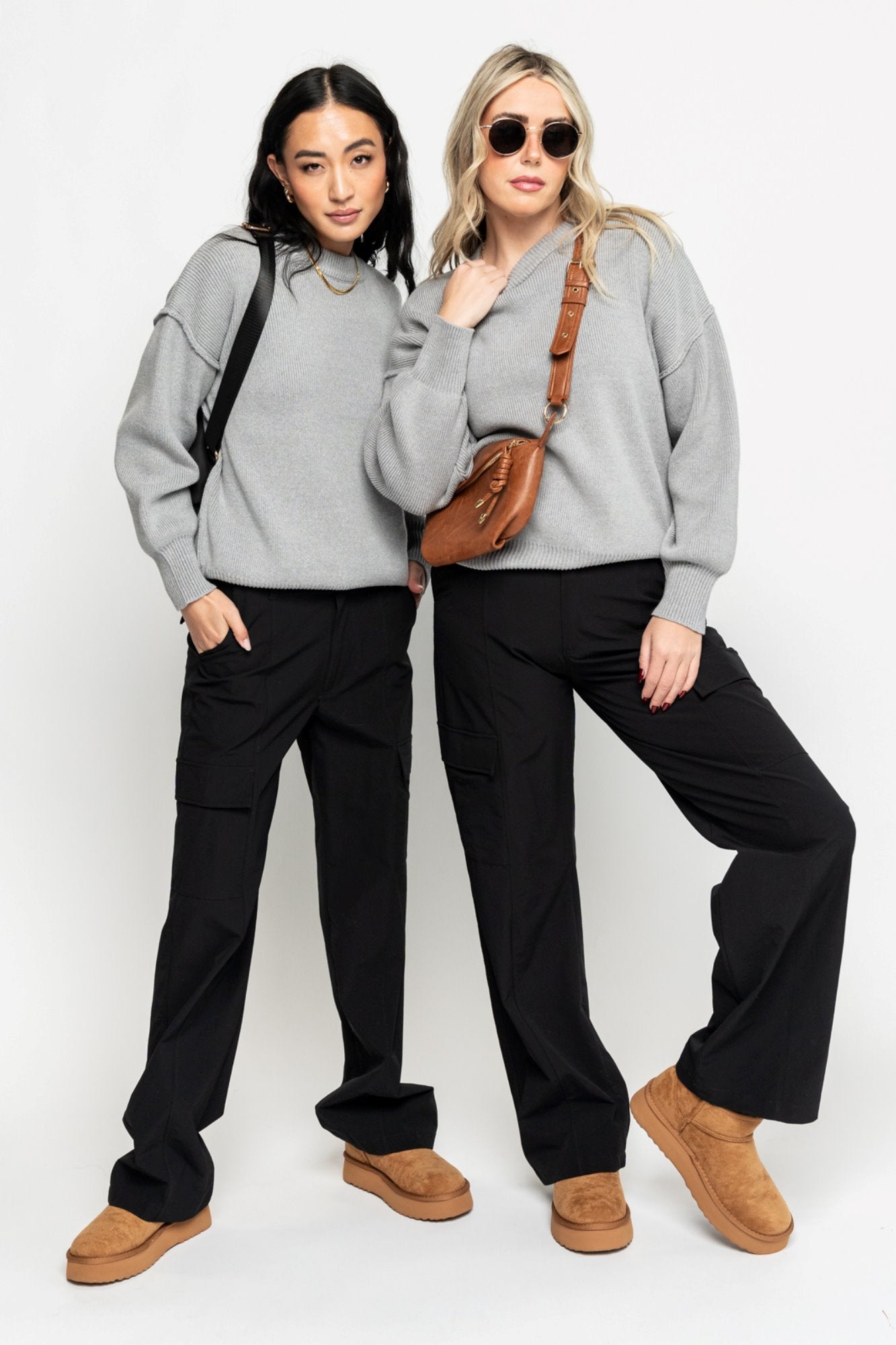 Hamilton Cargo Pants in Black Holley Girl