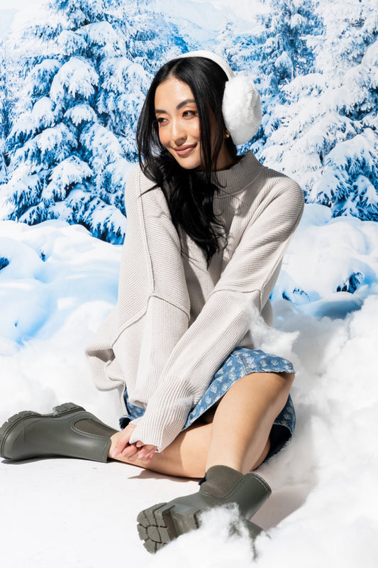 Callie Sweater in Bone Clothing Holley Girl