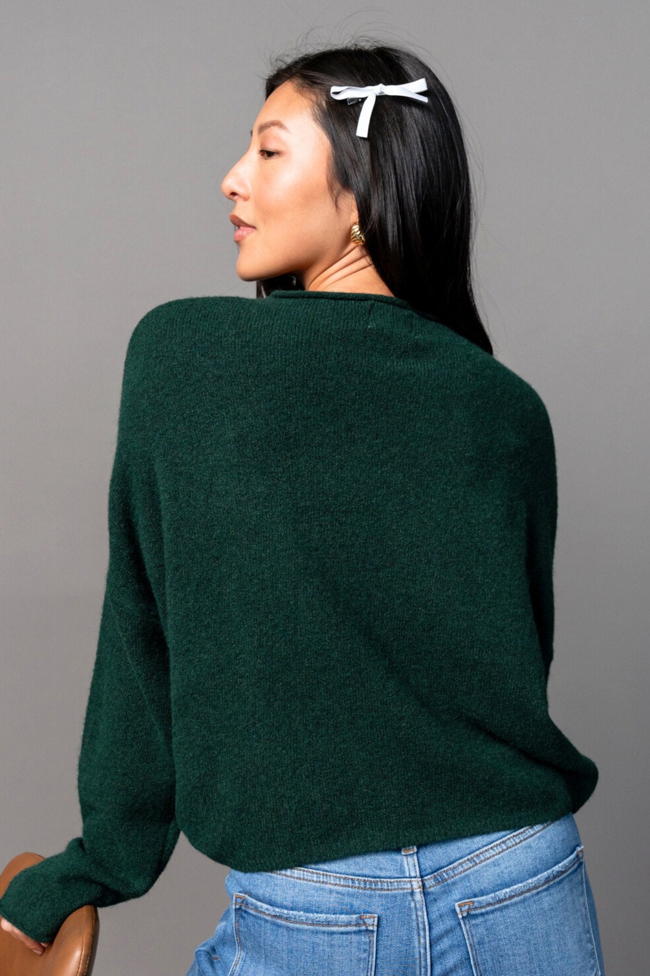 Evanston Cardigan in Pine Clothing Holley Girl