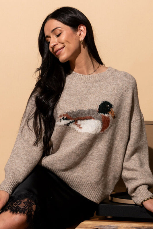 Lucky Duck Sweater Clothing Holley Girl
