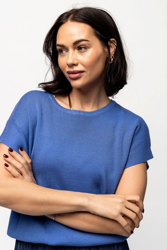 Gianna Top in Periwinkle Holley Girl