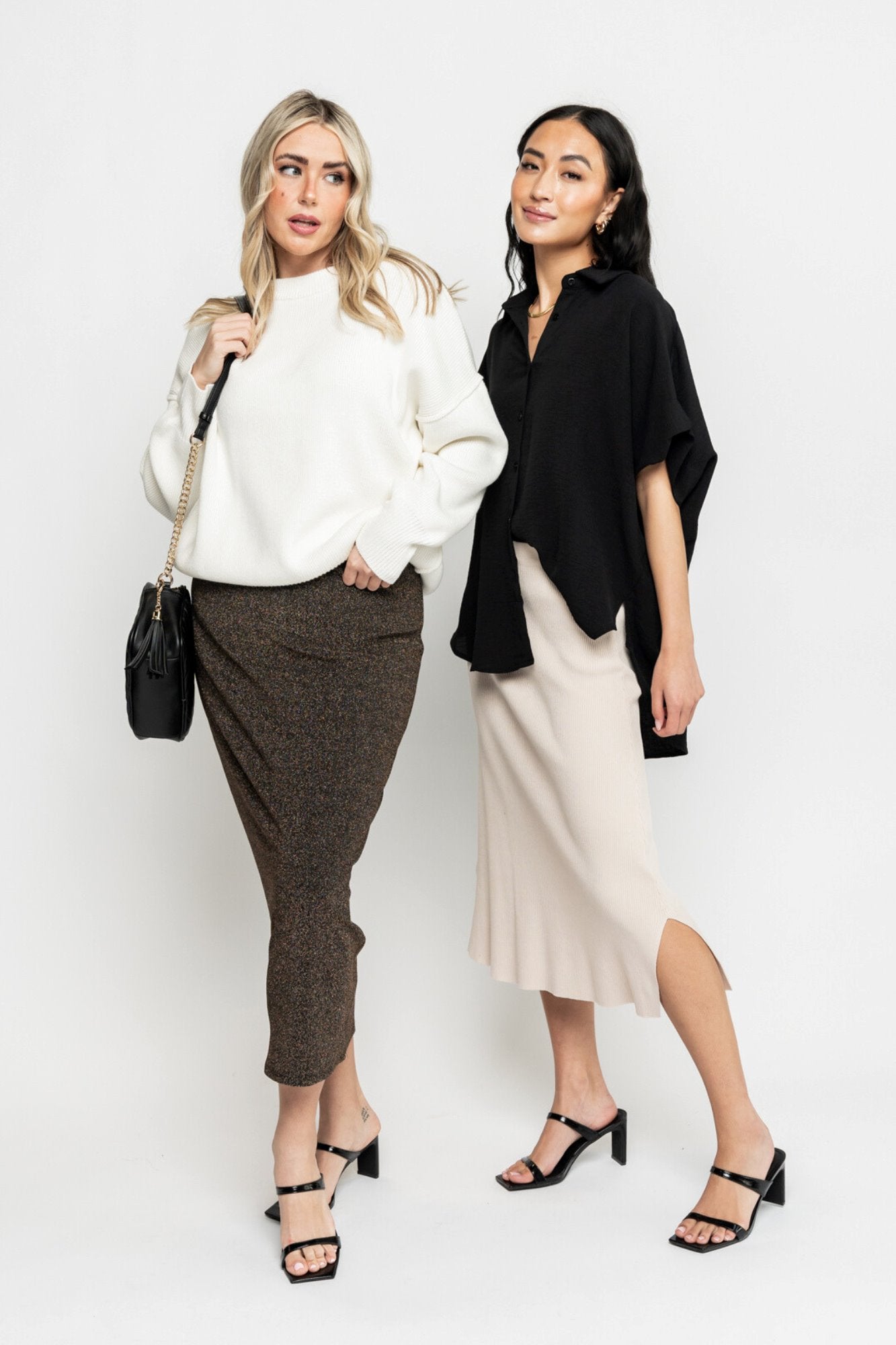 Harris Sweater in Ivory Holley Girl