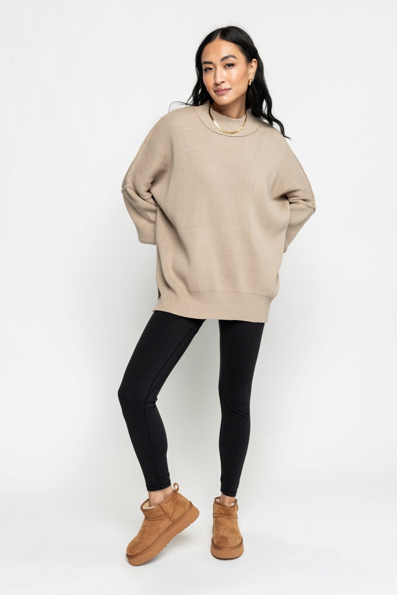 Callie Sweater in Mocha Holley Girl