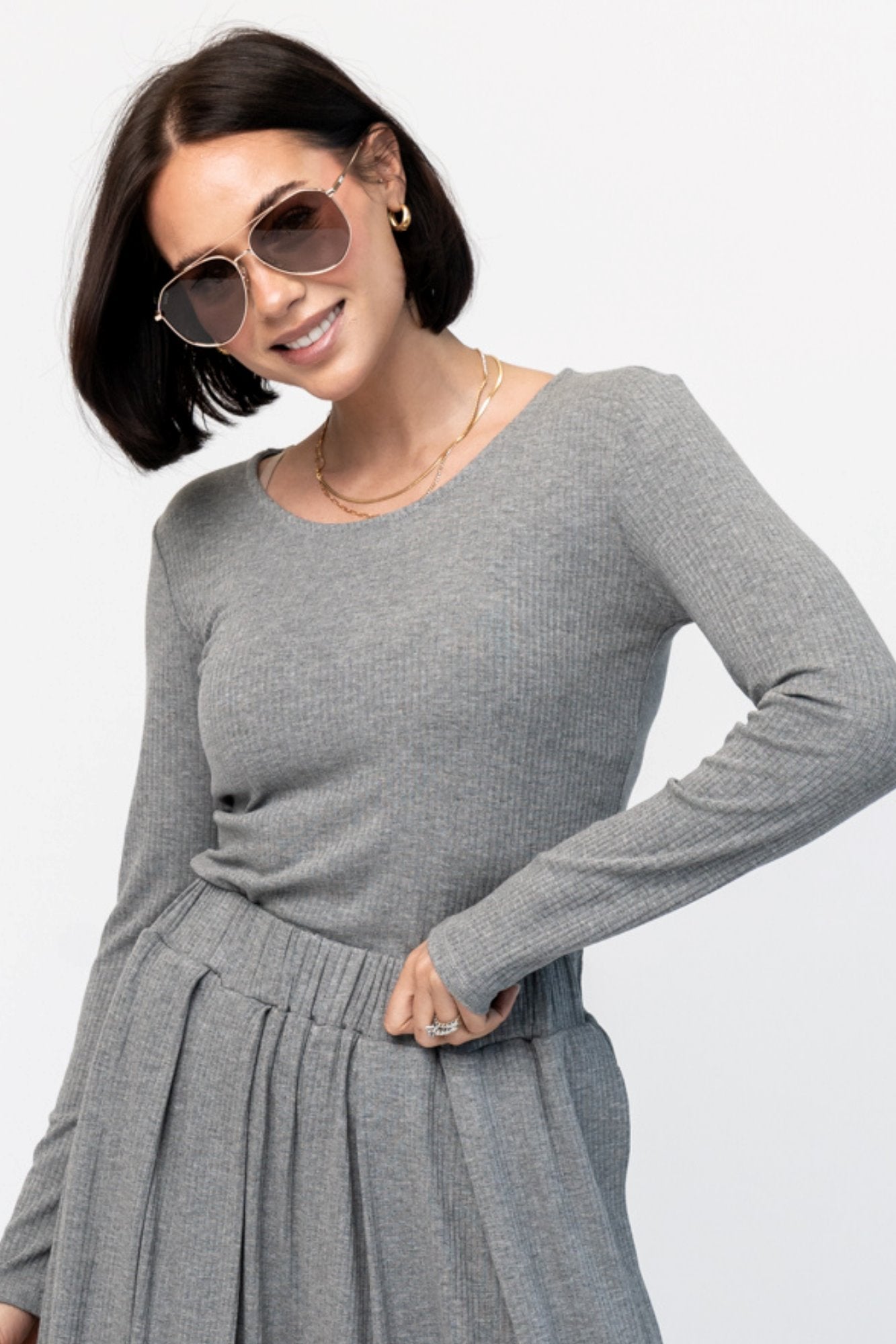 HOLLEY GIRL - Tru Top in Grey (Small-XL) Holley Girl