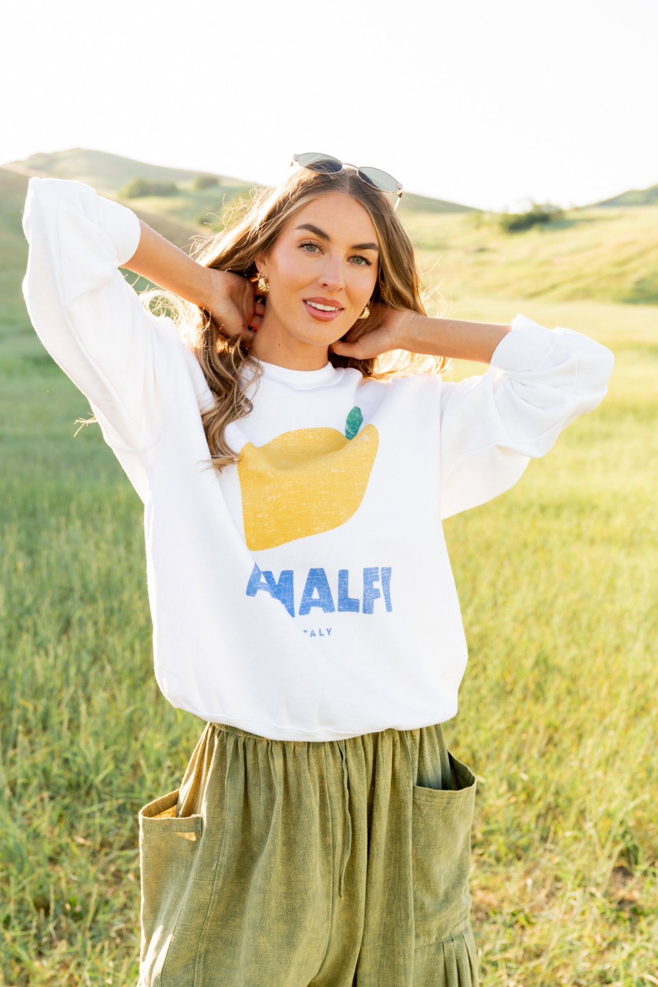 Amalfi Crewneck Clothing Holley Girl
