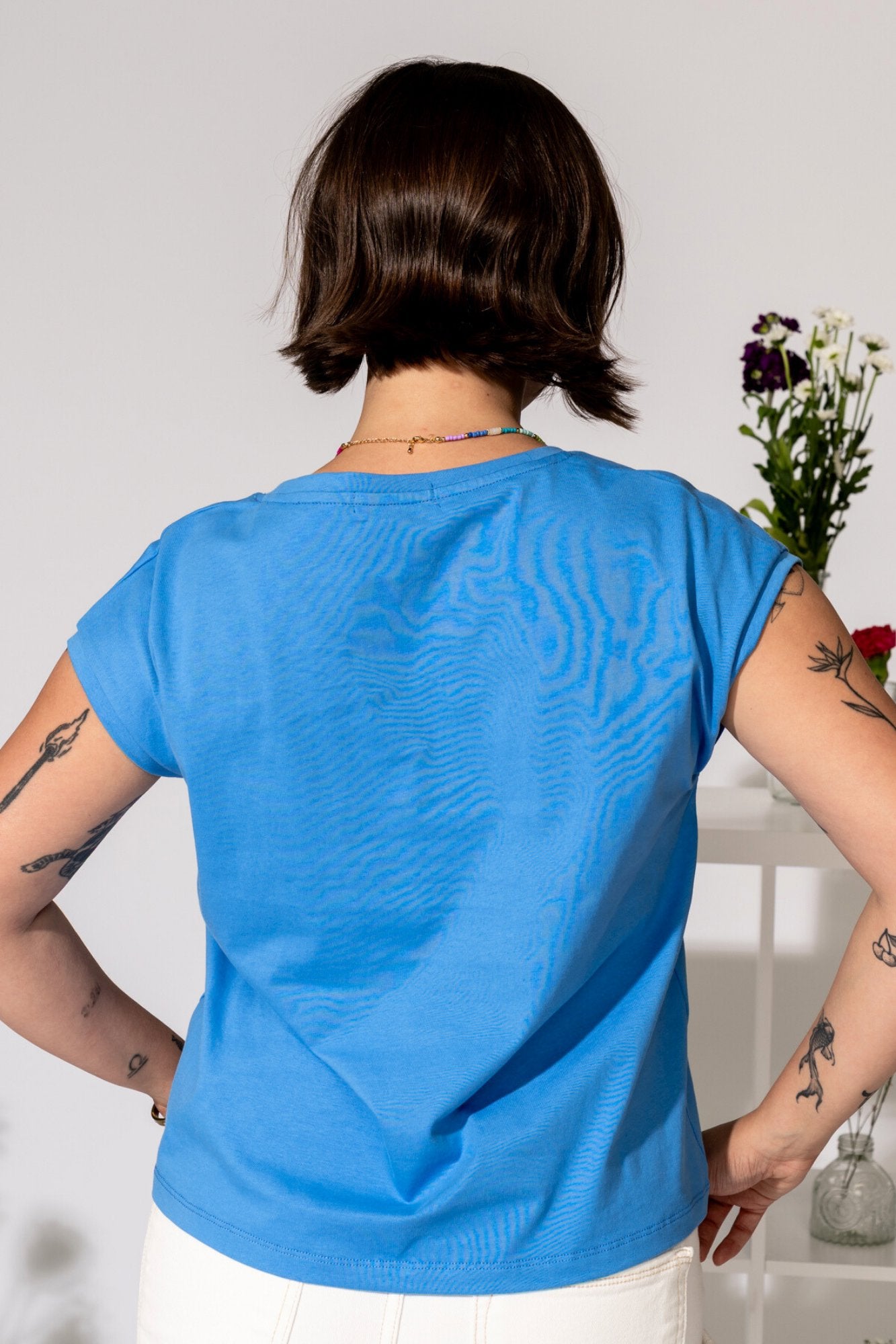 Sunny Tee in Ocean Clothing Holley Girl