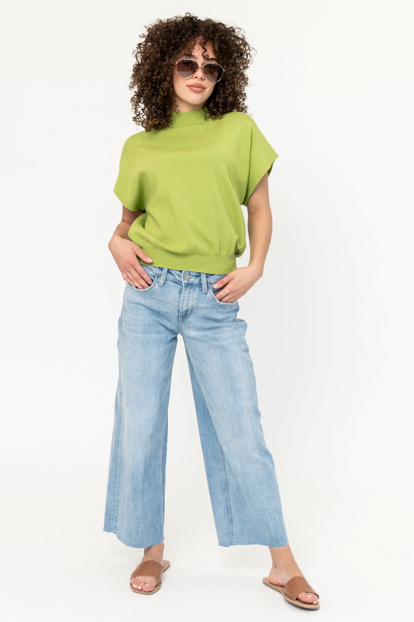 Austin Top in Lime Clothing Holley Girl
