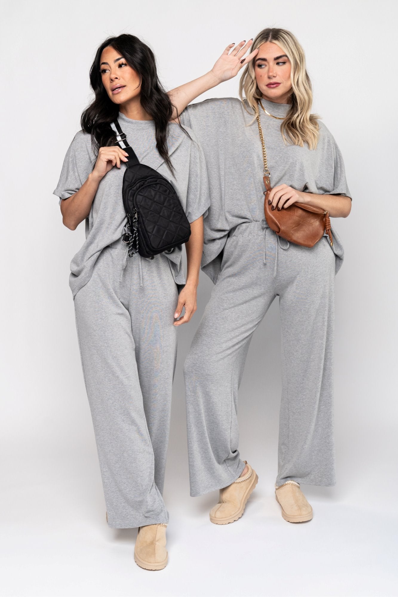 Travel Pant in Grey Holley Girl