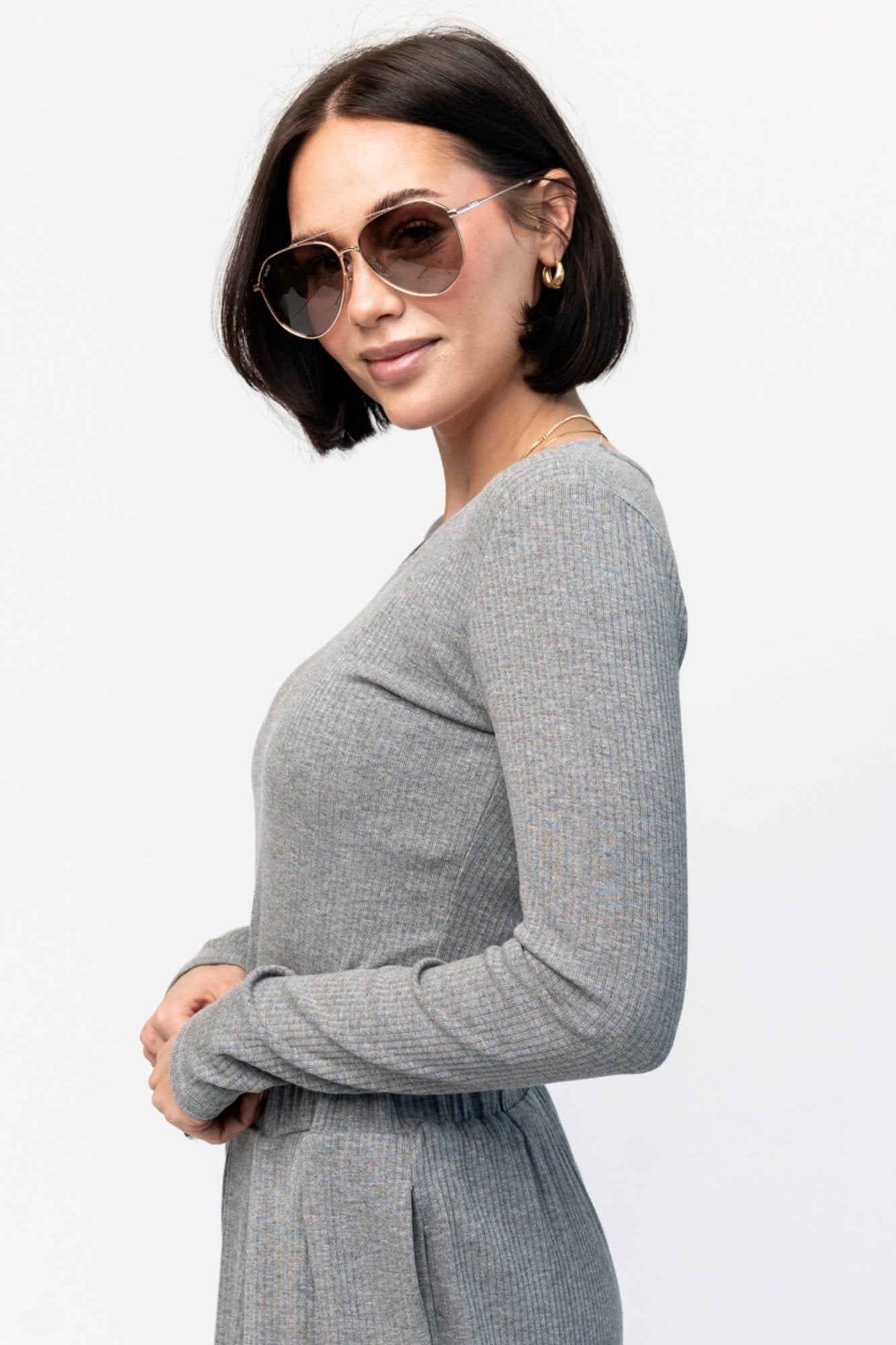 HOLLEY GIRL - Tru Top in Grey (Small-XL) Holley Girl