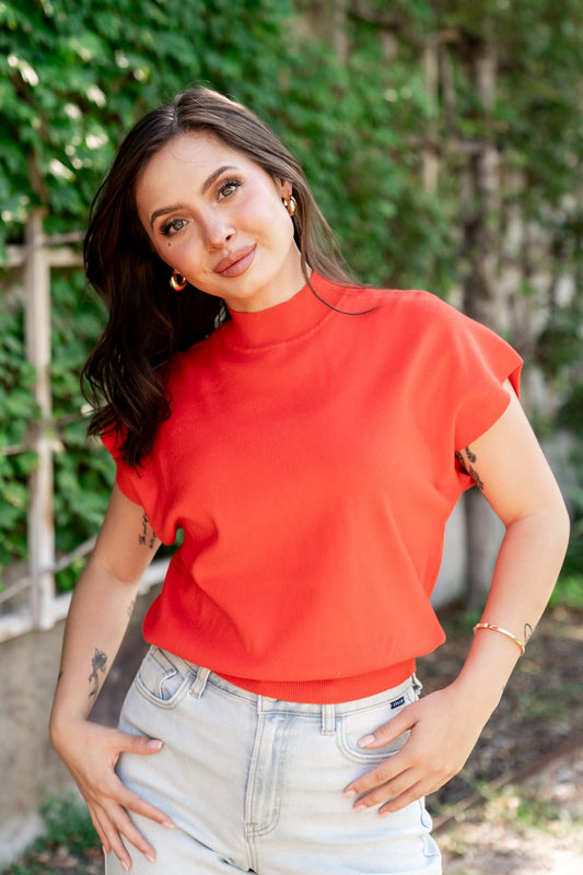Austin Top in Apple Clothing Holley Girl