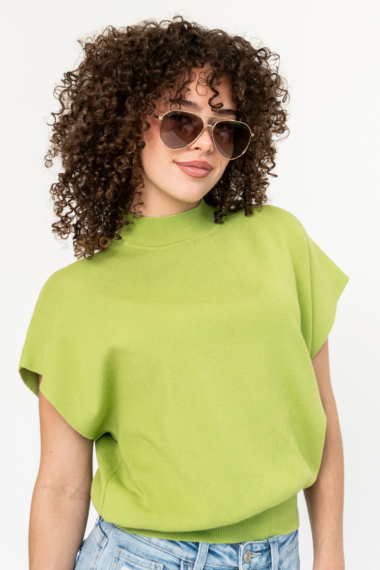 Austin Top in Lime Clothing Holley Girl
