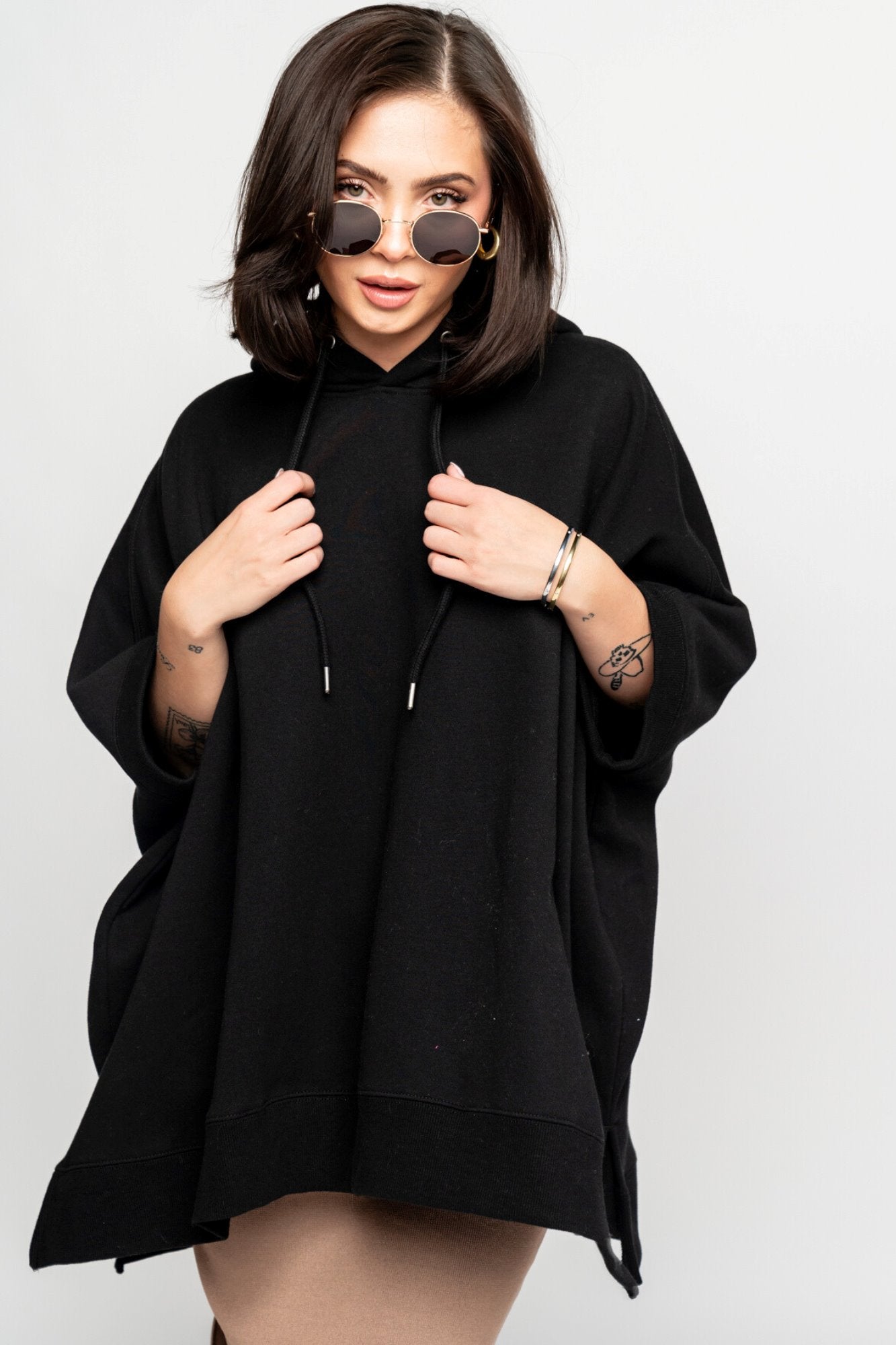 Muse Hoodie in Black Holley Girl