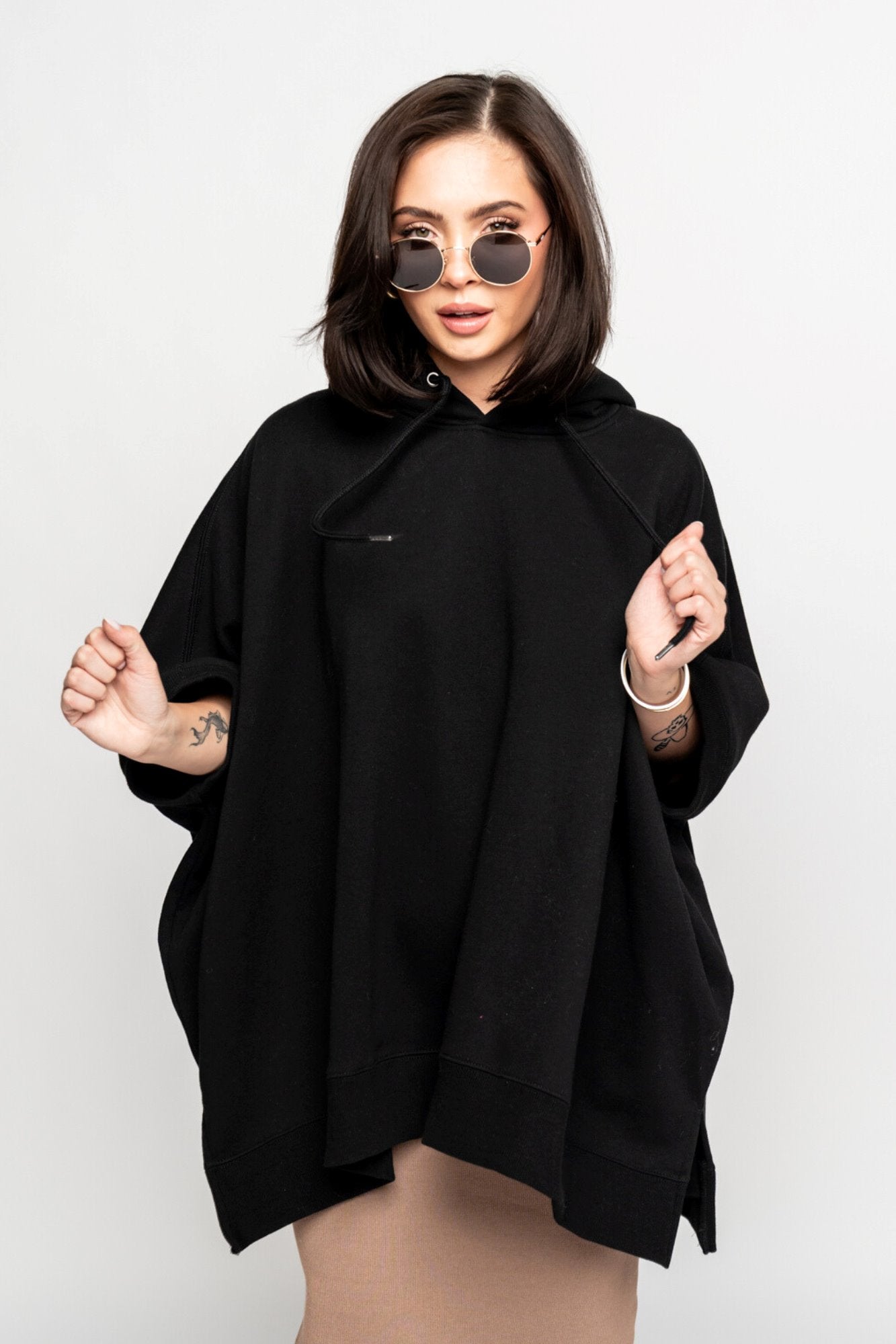 Muse Hoodie in Black Holley Girl