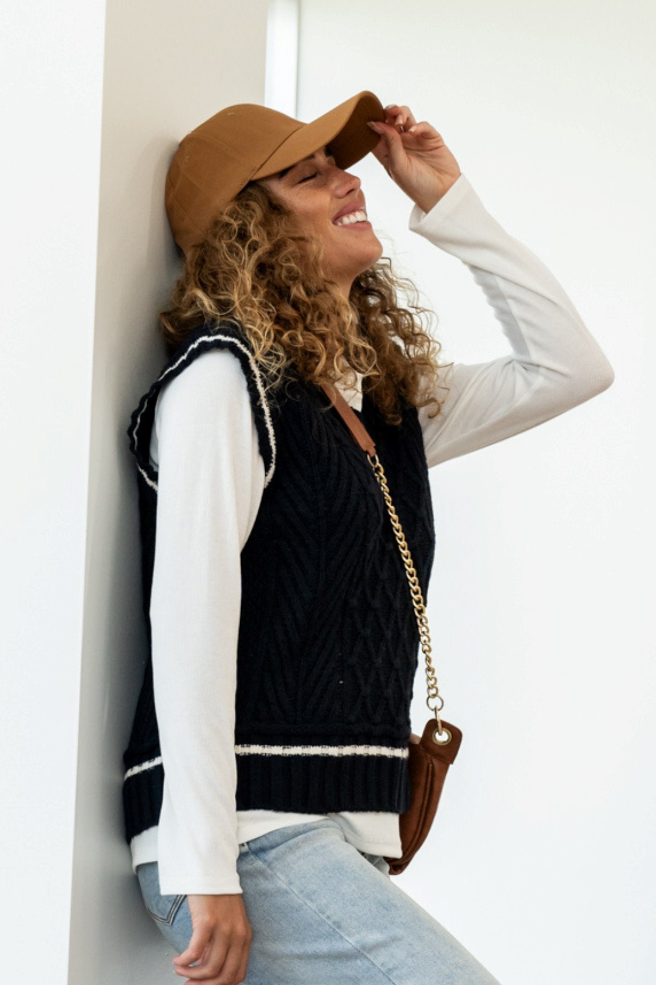 Thatcher Sweater Vest Clothing Holley Girl