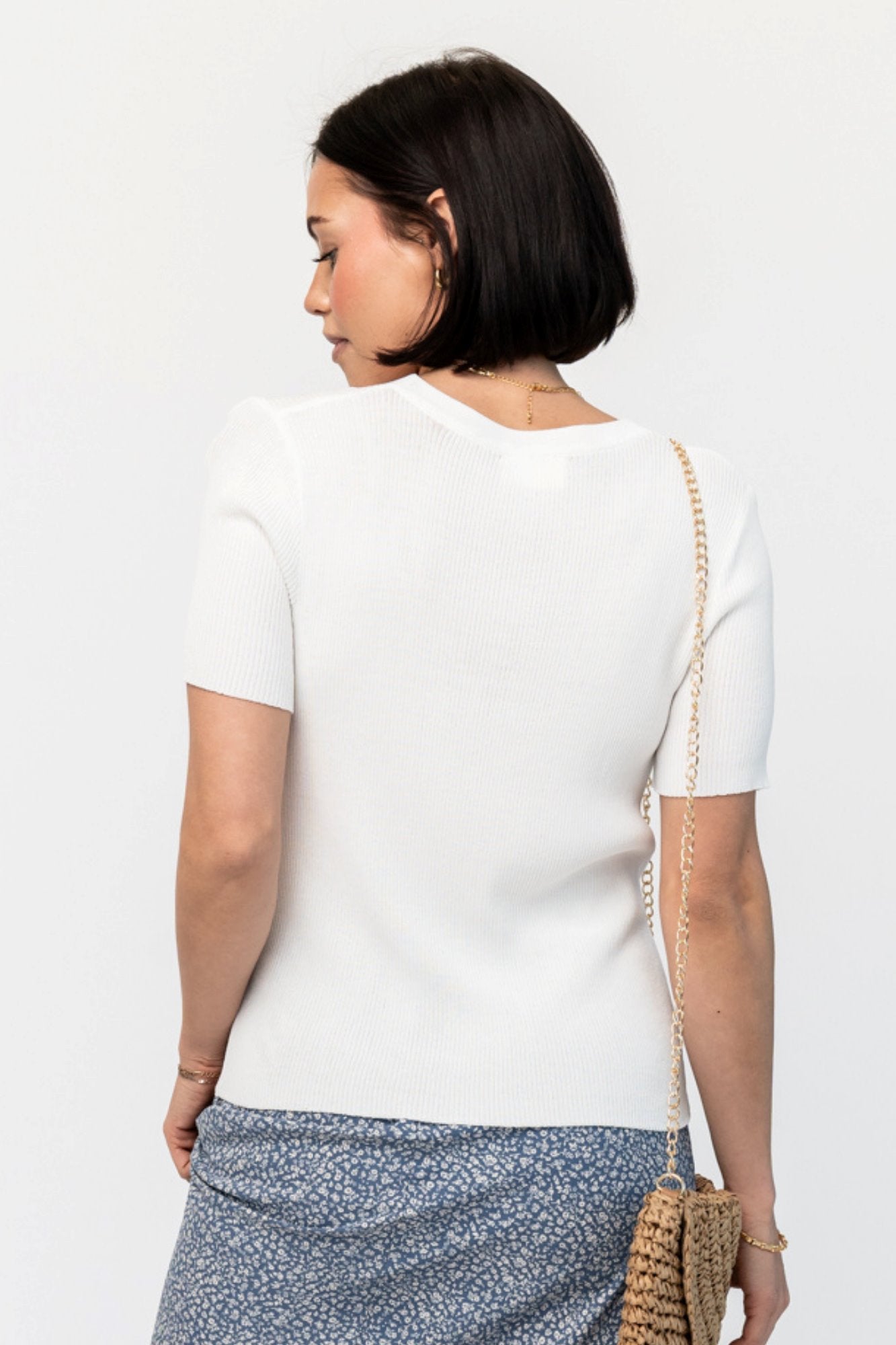 Bowman Top in White Holley Girl
