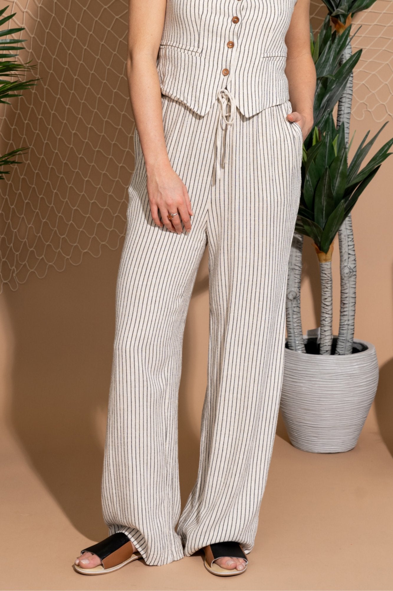 Charleston Pant in Natural - FINAL SALE Holley Girl
