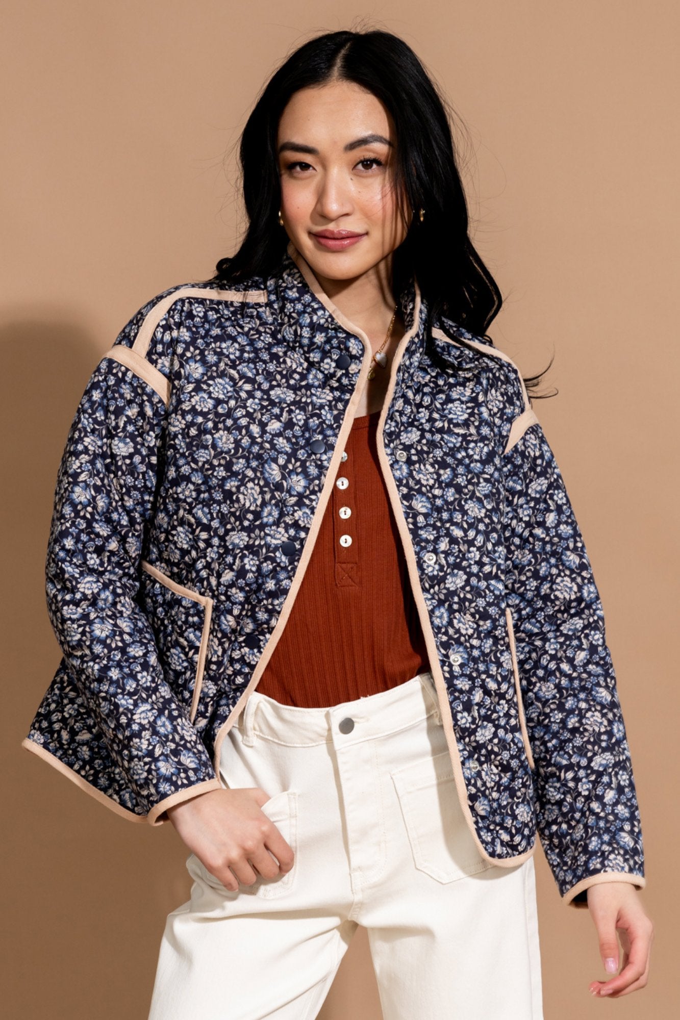 Monroe Top in Rust Clothing Holley Girl