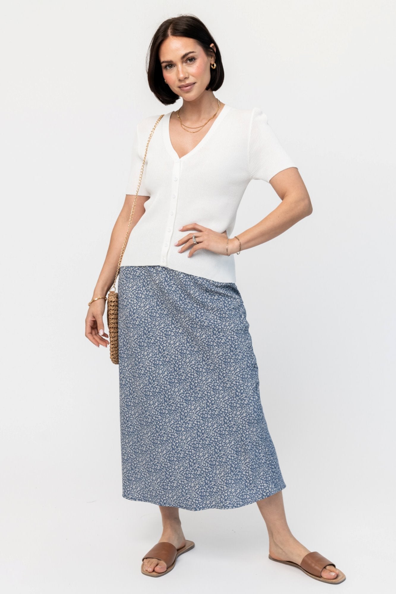Bowman Top in White Holley Girl