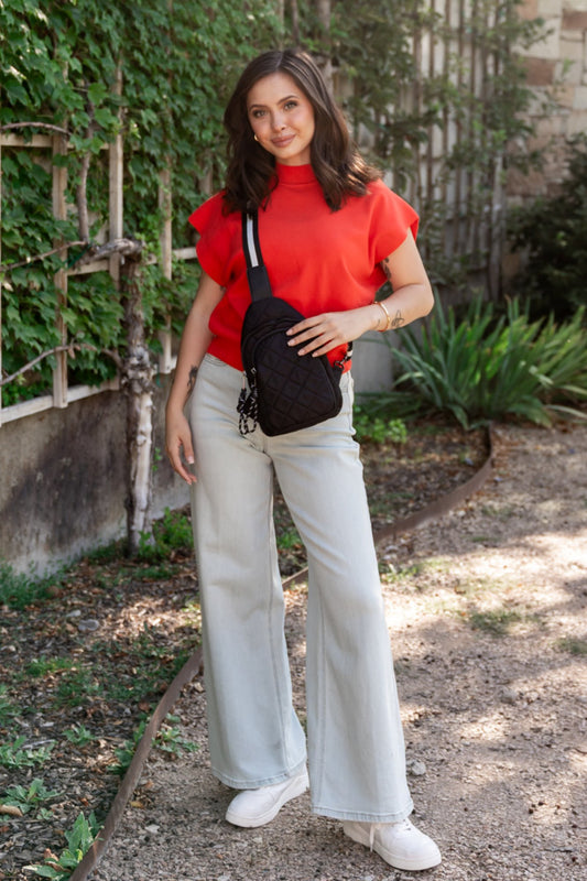 Austin Top in Apple Clothing Holley Girl