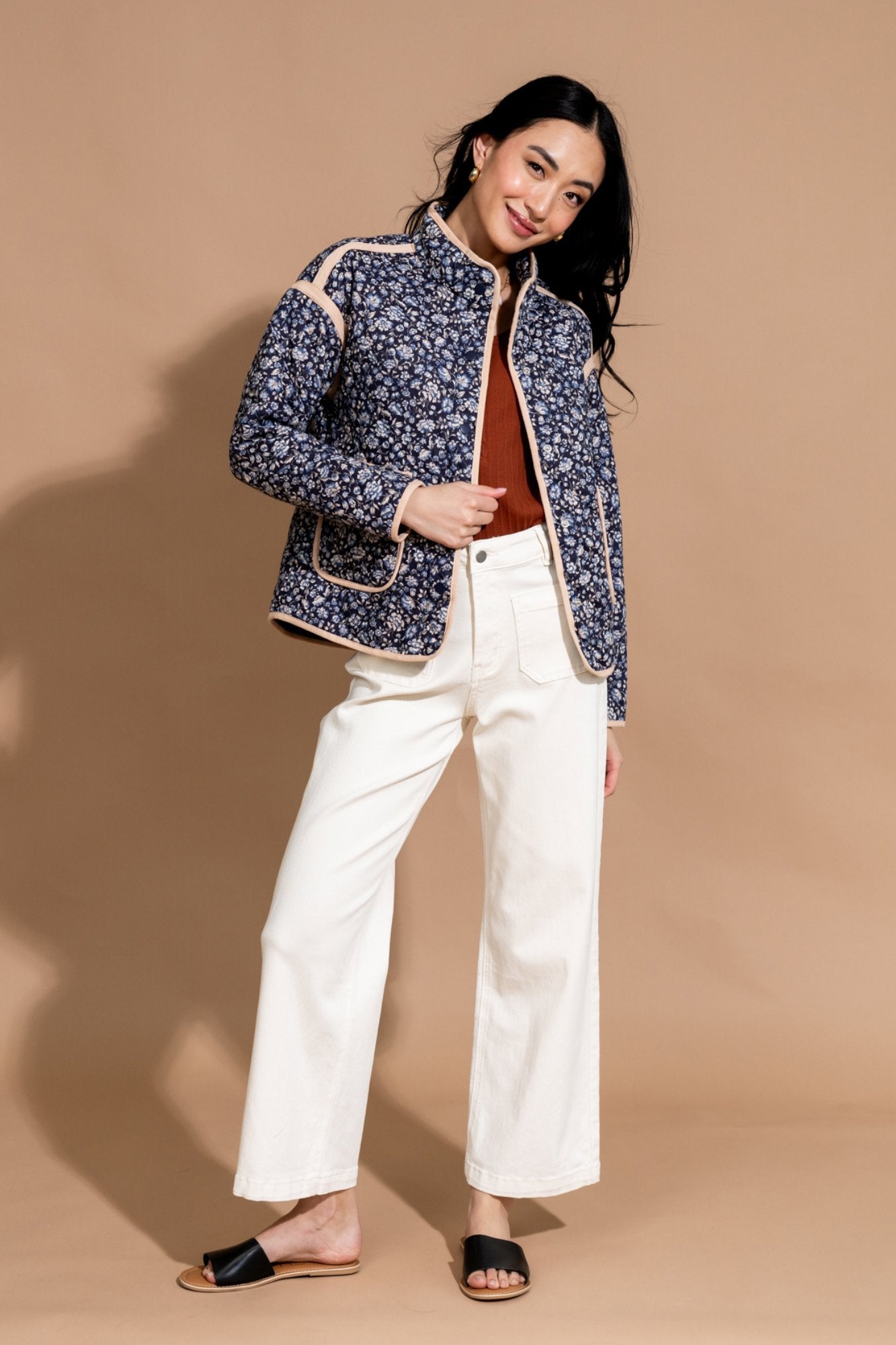 Monroe Top in Rust Clothing Holley Girl