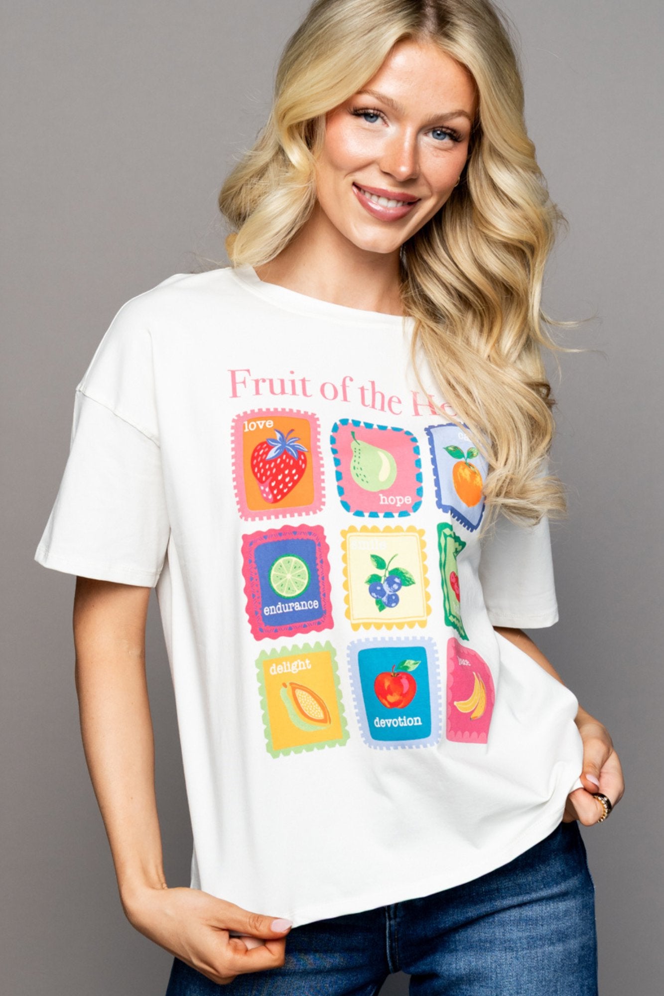 Fruit of the Heart Graphic Tee Clothing Holley Girl