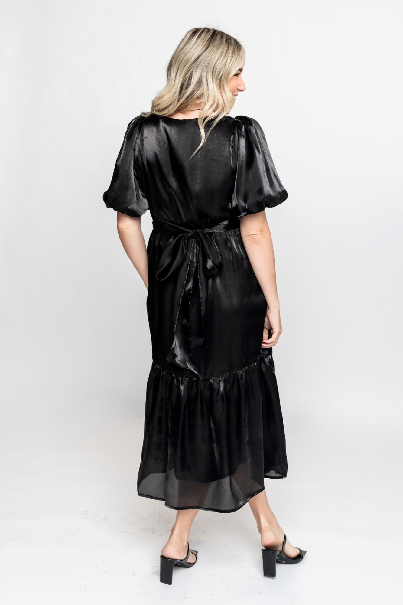 Layton Dress in Black Holley Girl