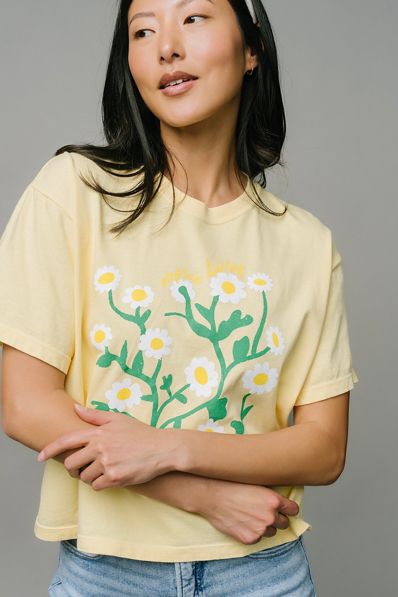 Daisy Boxy Tee Clothing Holley Girl