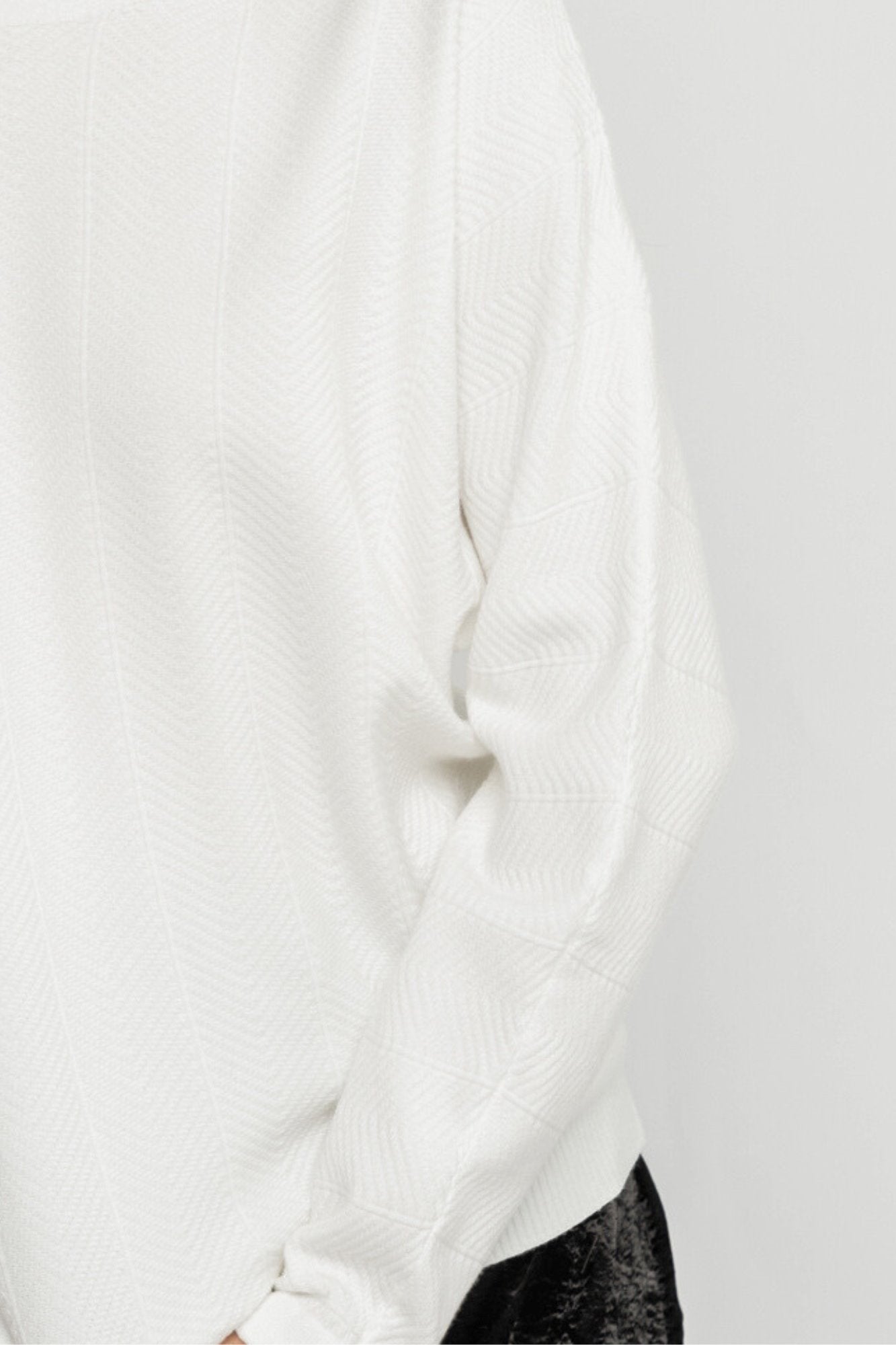 Corbin Sweater in White Holley Girl