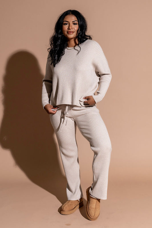 Cozy Ribbed Pant Clothing Holley Girl