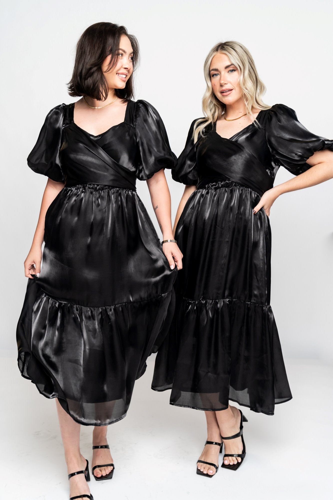 Layton Dress in Black Holley Girl