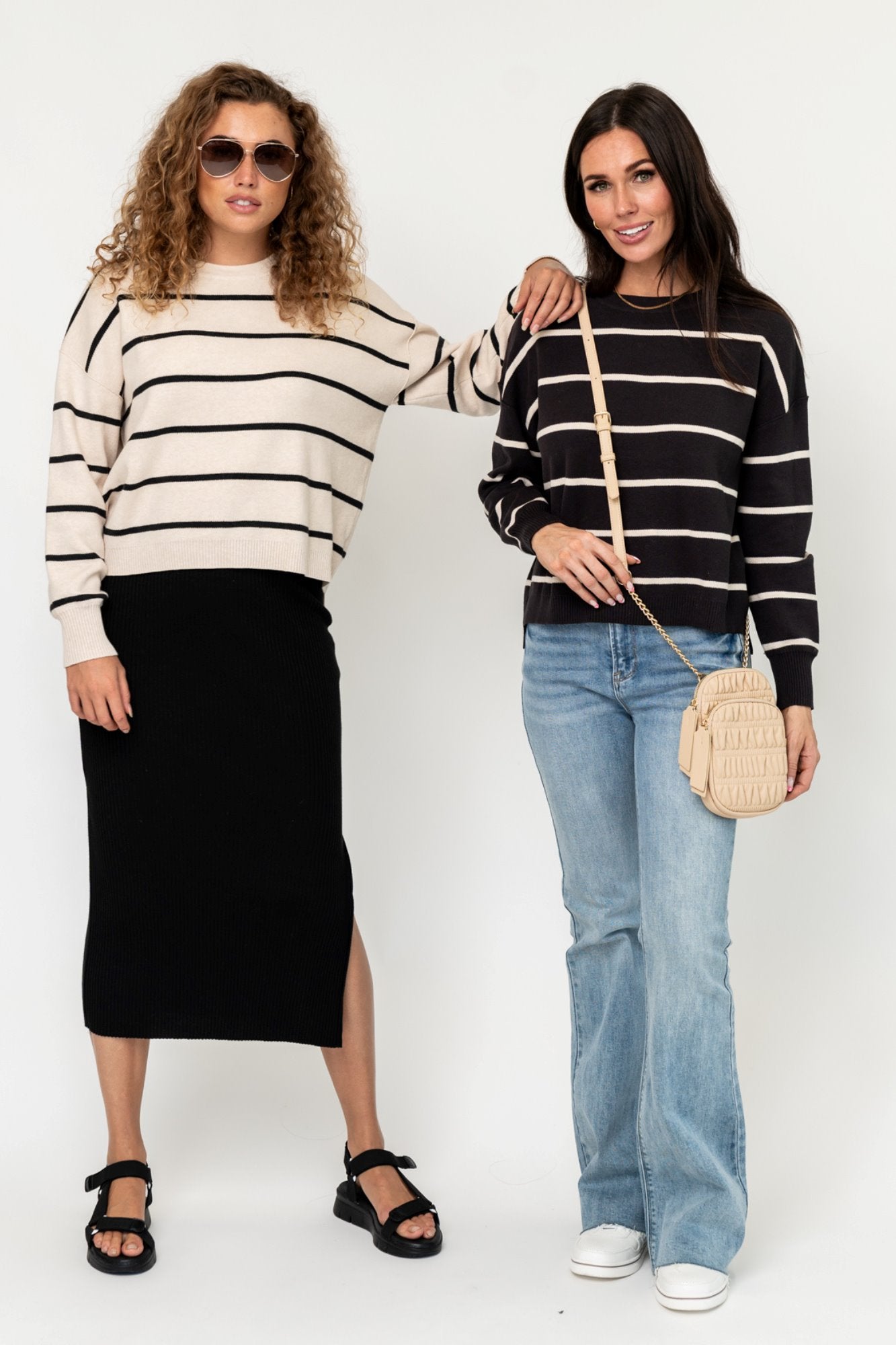 Elsie Sweater in Charcoal Clothing Holley Girl