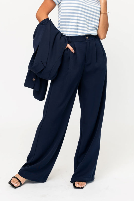 Jessie Pants in Navy Clothing Holley Girl