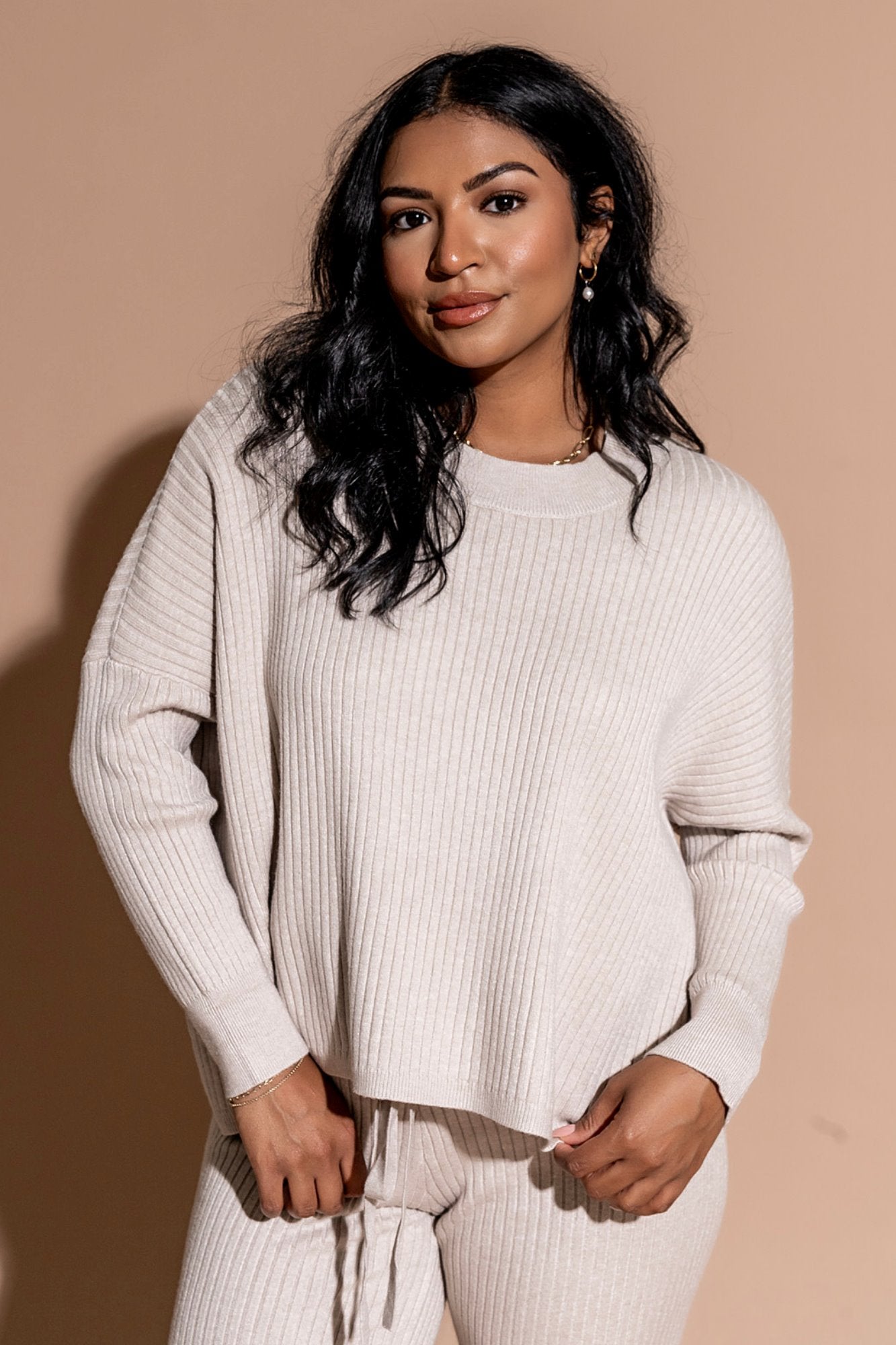 Cozy white sweater best sale