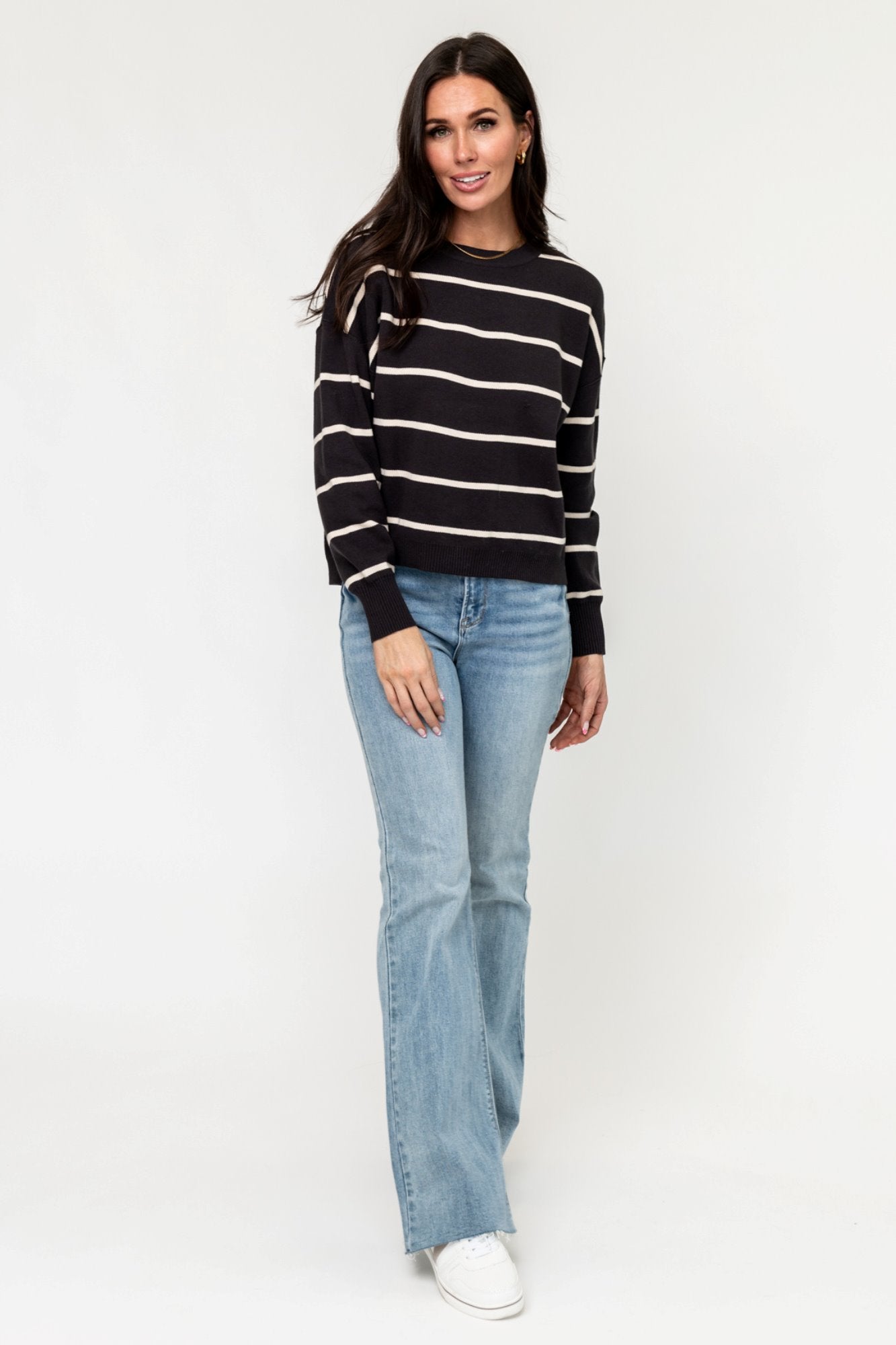 Elsie Sweater in Charcoal Clothing Holley Girl