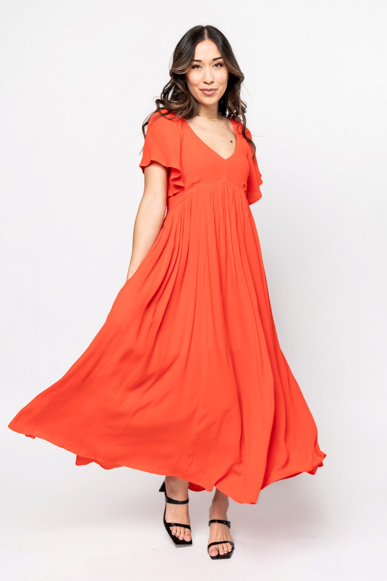 poppy dress red Brielle Dress in Poppy