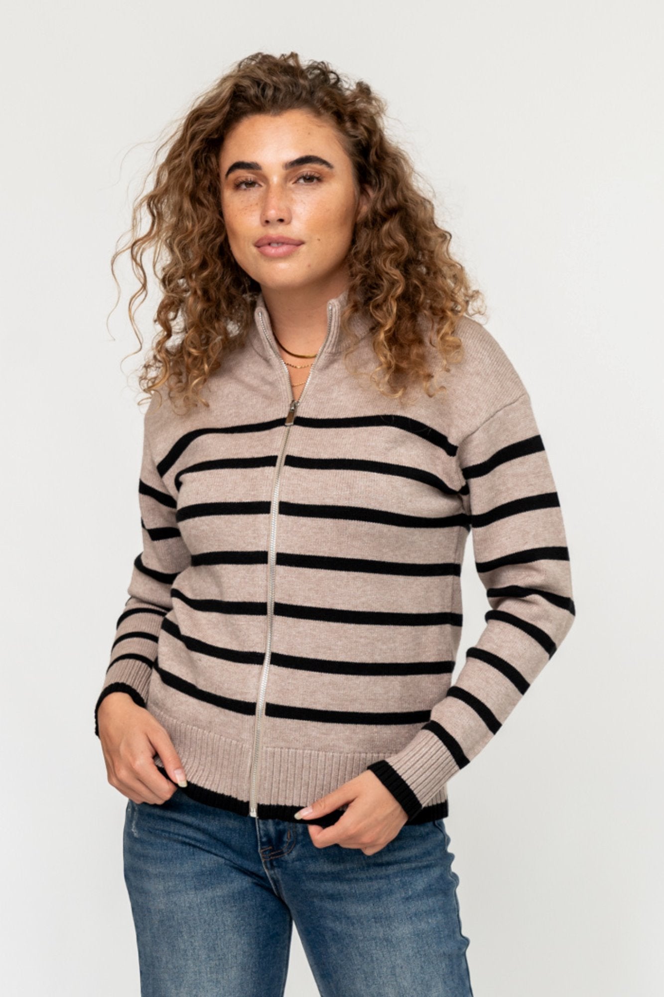 Moore Cardigan in Mocha Clothing Holley Girl