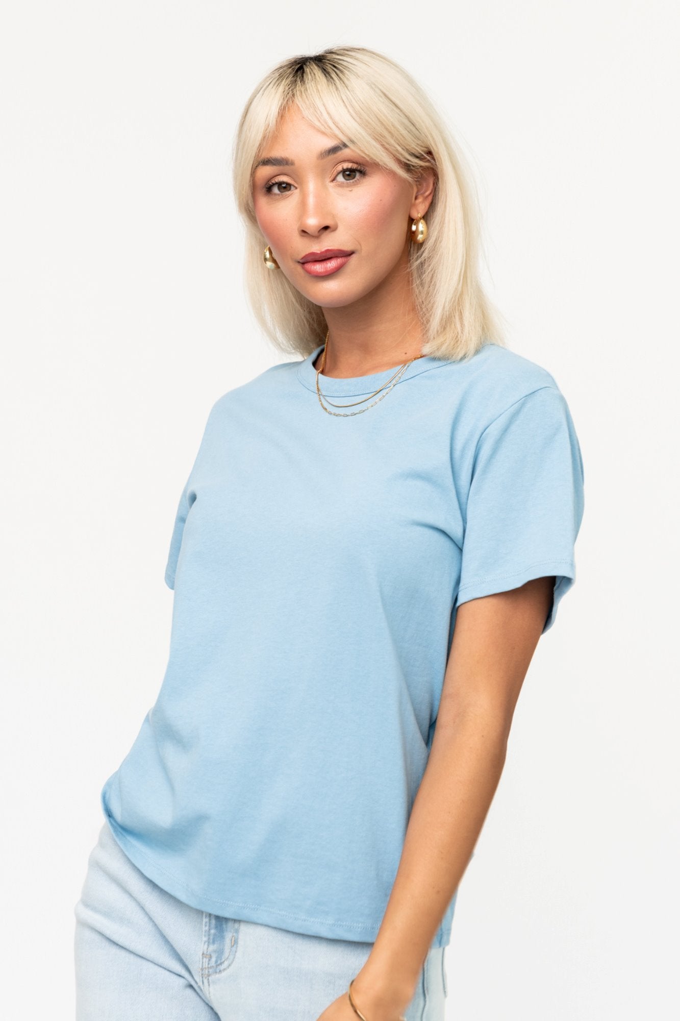 Dove Tee in Cloud Clothing Holley Girl