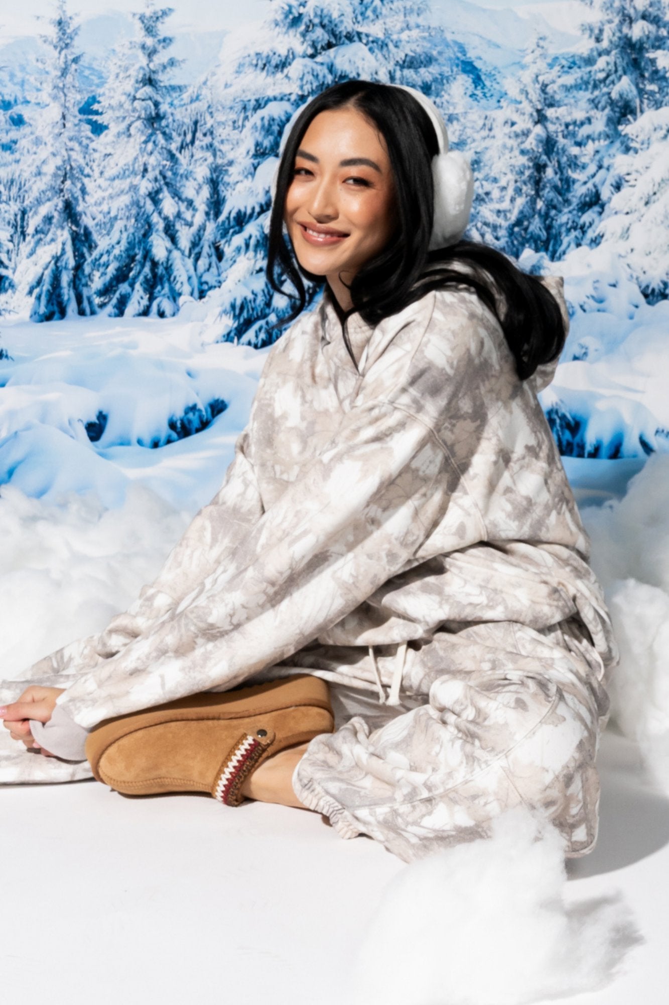 Camo Joggers in Grey Clothing Holley Girl