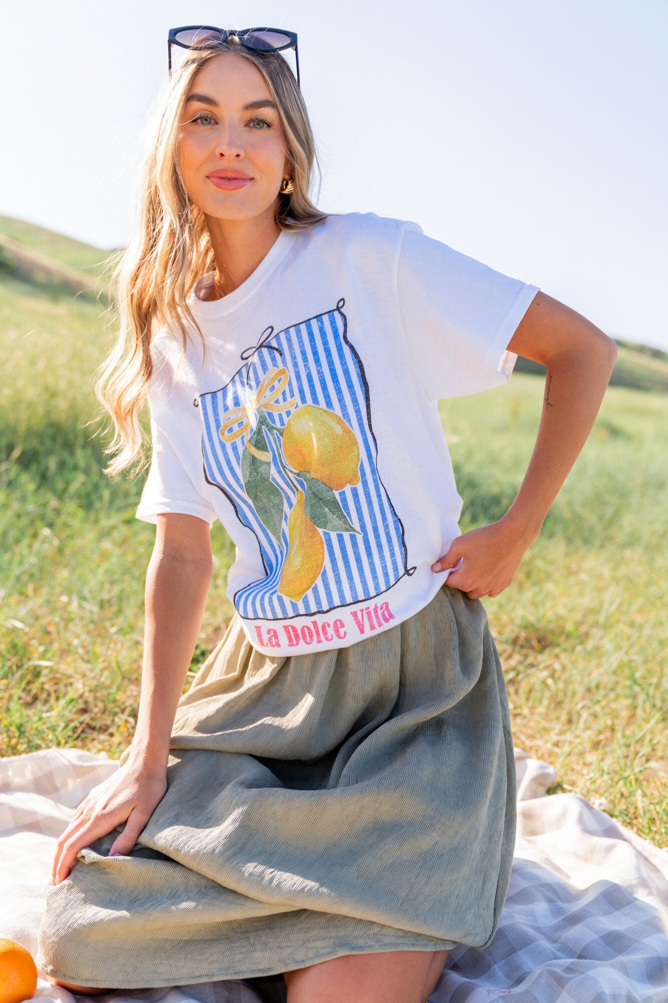 La Dolce Vita Tee Clothing Holley Girl