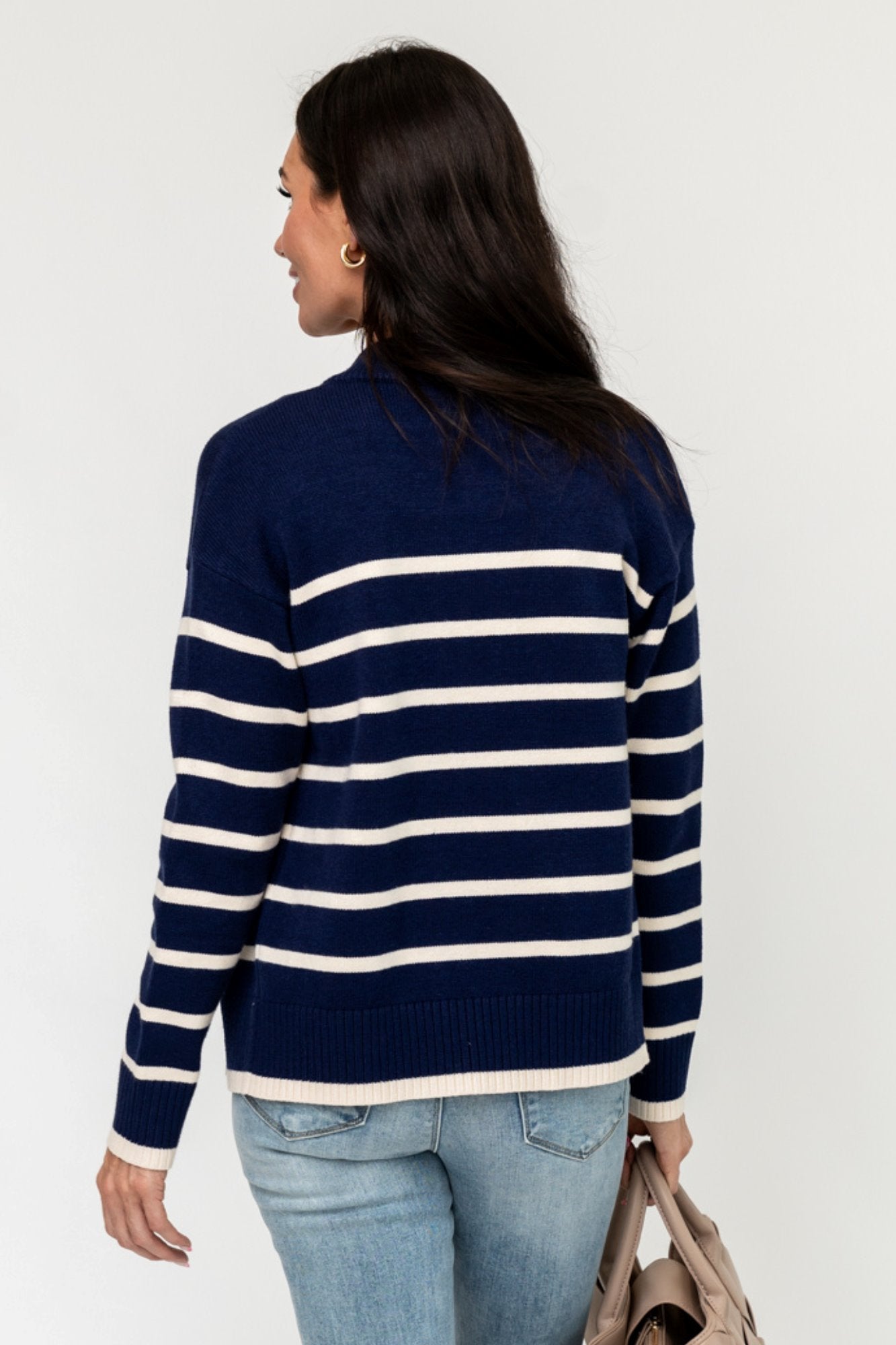 Moore Cardigan in Navy Clothing Holley Girl