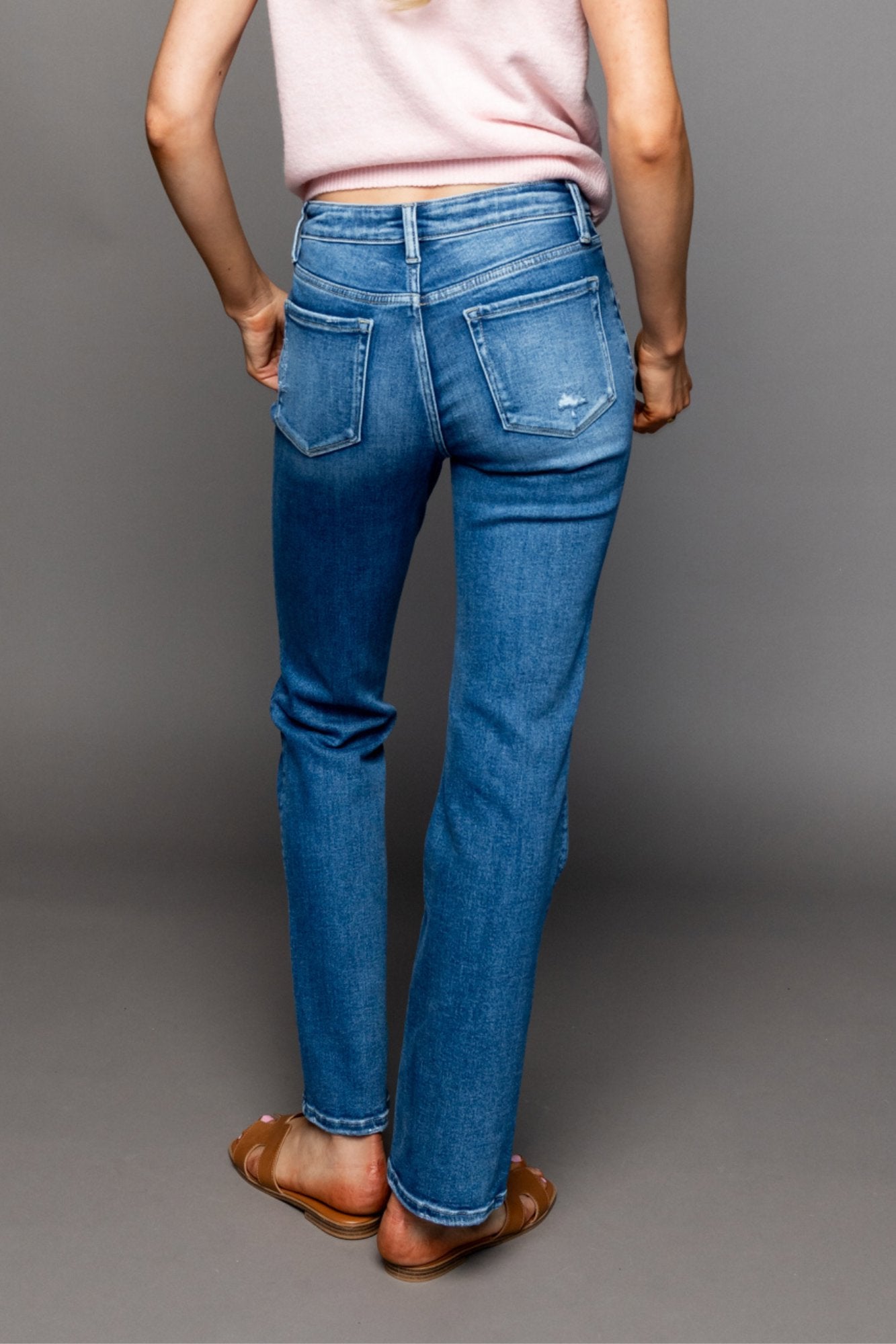 Harlow Straight Leg Jeans Clothing Holley Girl
