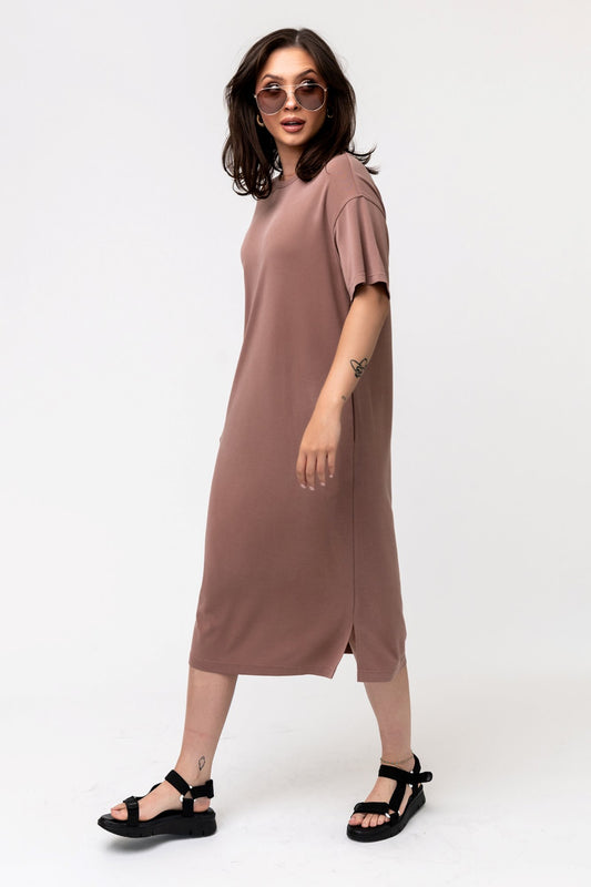 HOLLEY GIRL - Maeve Dress in Mocha (Small-3XL) Holley Girl