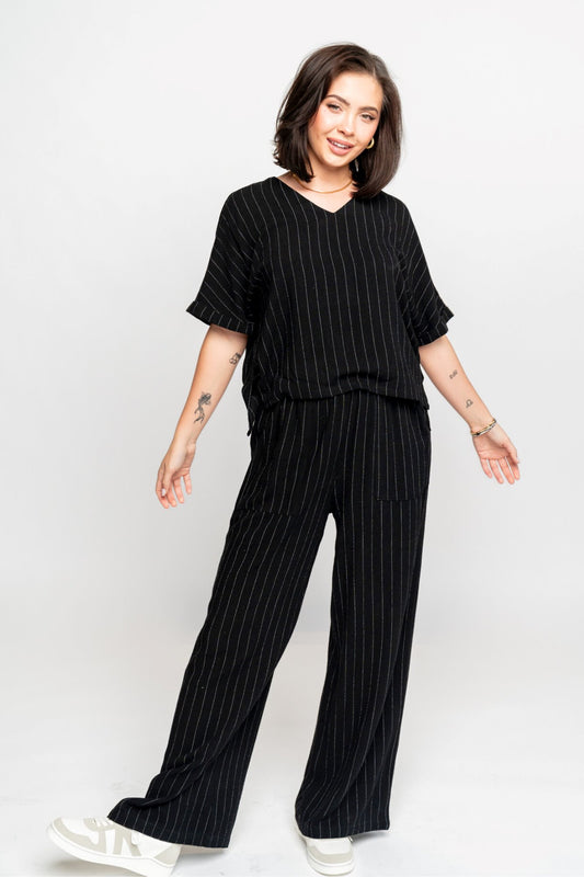 Sydney Top in Black Holley Girl