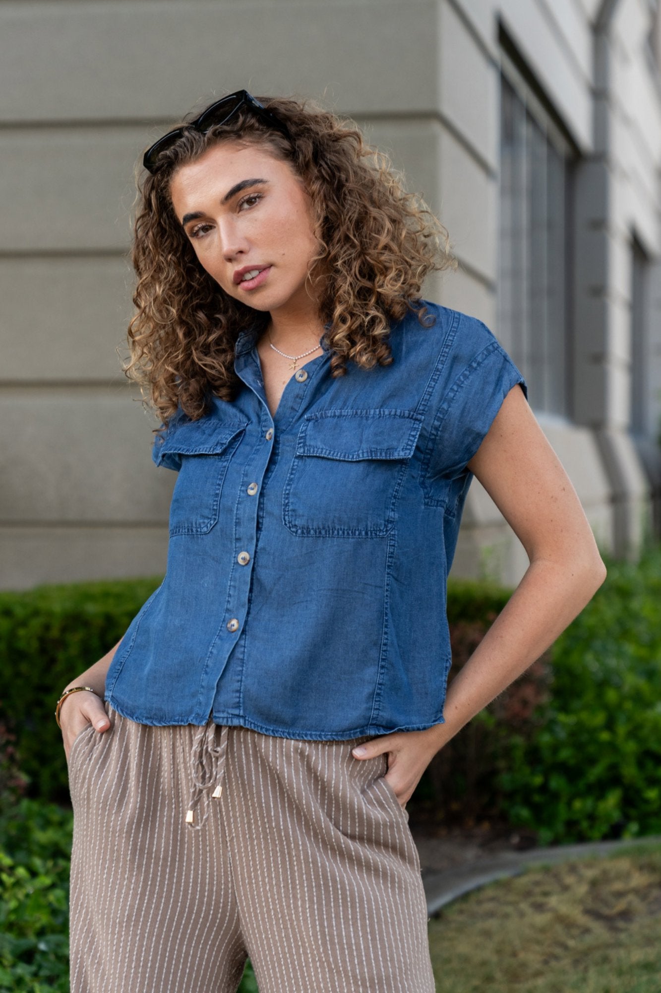 Georgette Top Clothing Holley Girl