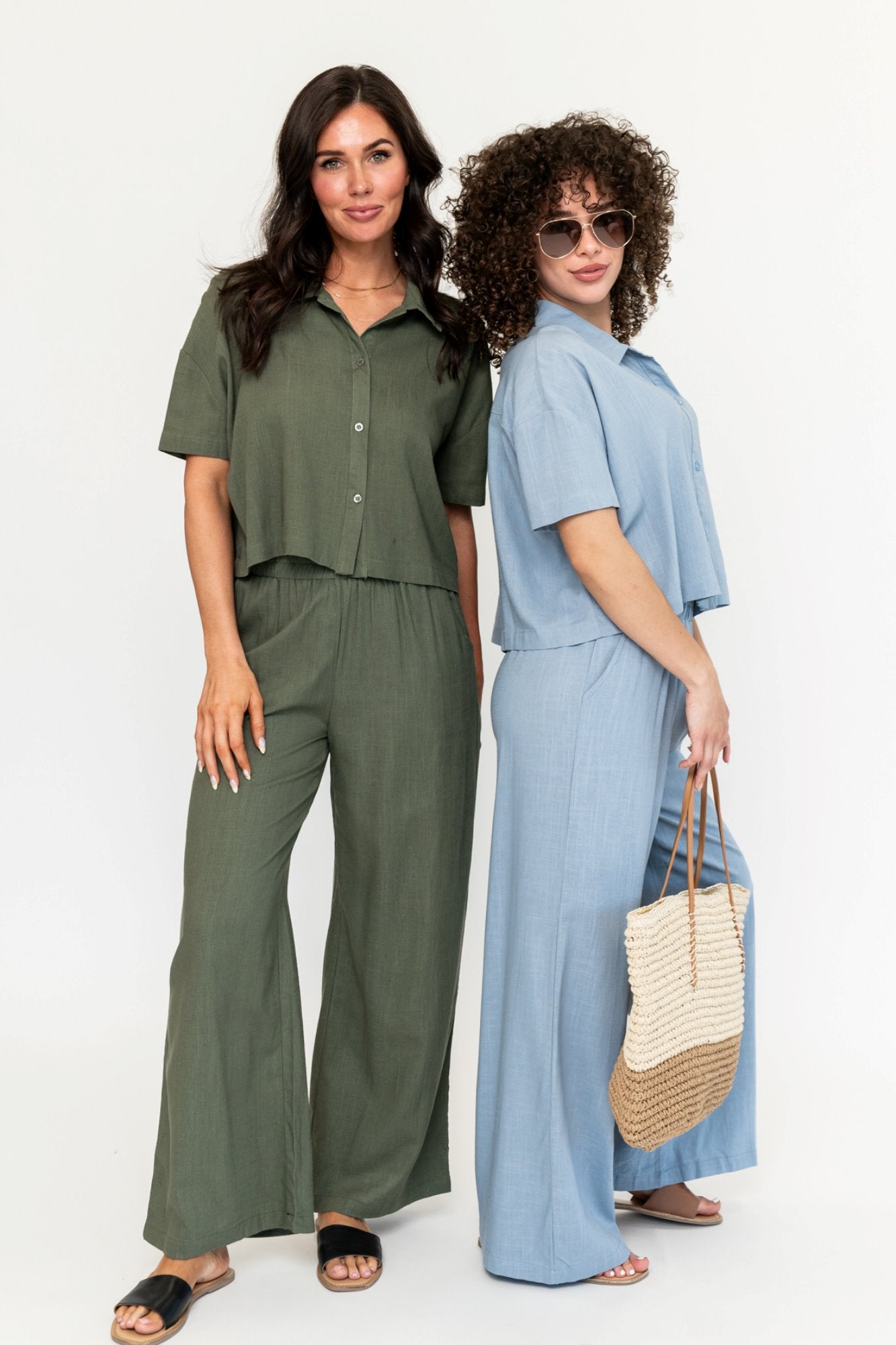 Gabbie Top in Olive Holley Girl