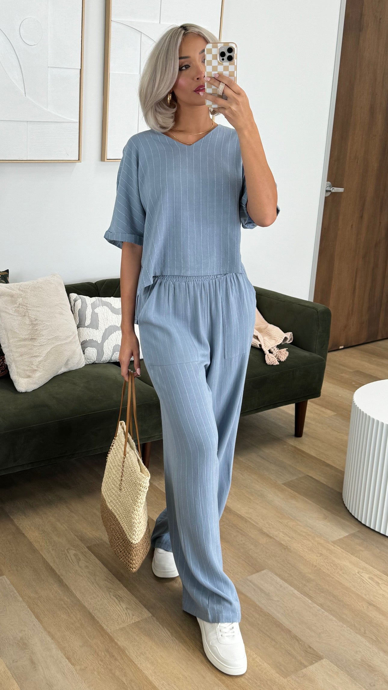 HOLLEY GIRL - Sydney Pant in Blue (Small-XL) Holley Girl